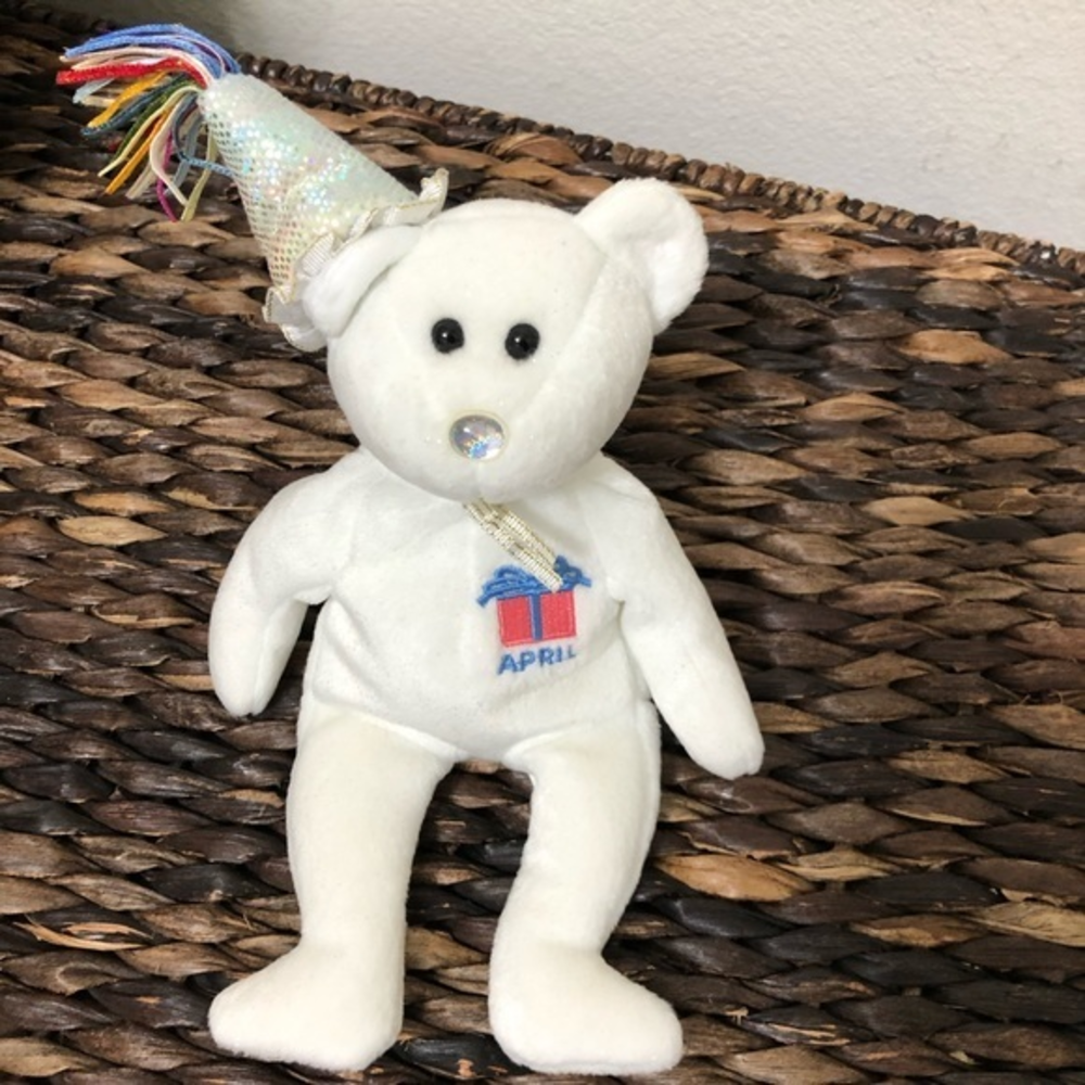 Ty Beanie Baby April birthday bear‎